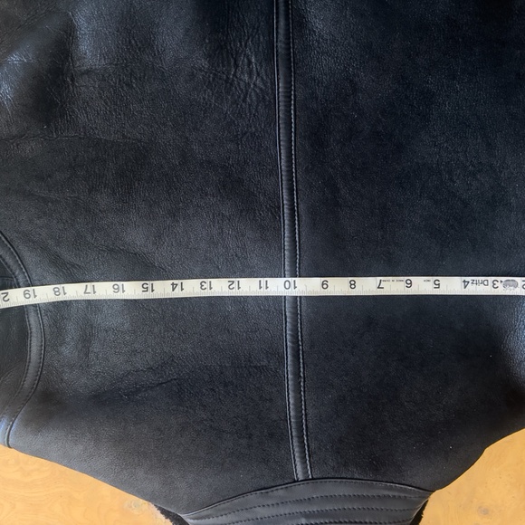 Custom Blake Hedley Black Shearling Jacket XL - Picture 14 of 16